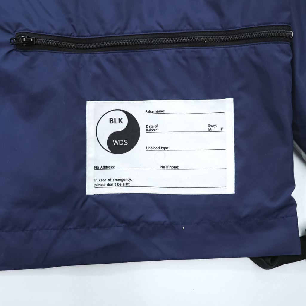 BlackWeirdos PACKABLE TECH ANORAK Pullover Jacket L Gray Navy 24SS-JK04