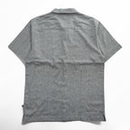 STACY ADAMS リネン 半袖 開襟シャツ スラックス セットアップ XL グレー オープンカラー ボックスシルエット