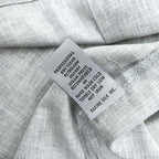 STACY ADAMS リネン 半袖 開襟シャツ スラックス セットアップ XL グレー オープンカラー ボックスシルエット