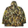 Master Sportsman Hooded Camo Jacket - Leaf Pattern / Polyester - Mens L (measured large) Outdoor Hunting
