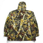 Master Sportsman Hooded Camo Jacket - Leaf Pattern / Polyester - Mens L (measured large) Outdoor Hunting