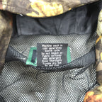 Master Sportsman Hooded Camo Jacket - Leaf Pattern / Polyester - Mens L (measured large) Outdoor Hunting