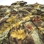 Master Sportsman Hooded Camo Jacket - Leaf Pattern / Polyester - Mens L (measured large) Outdoor Hunting