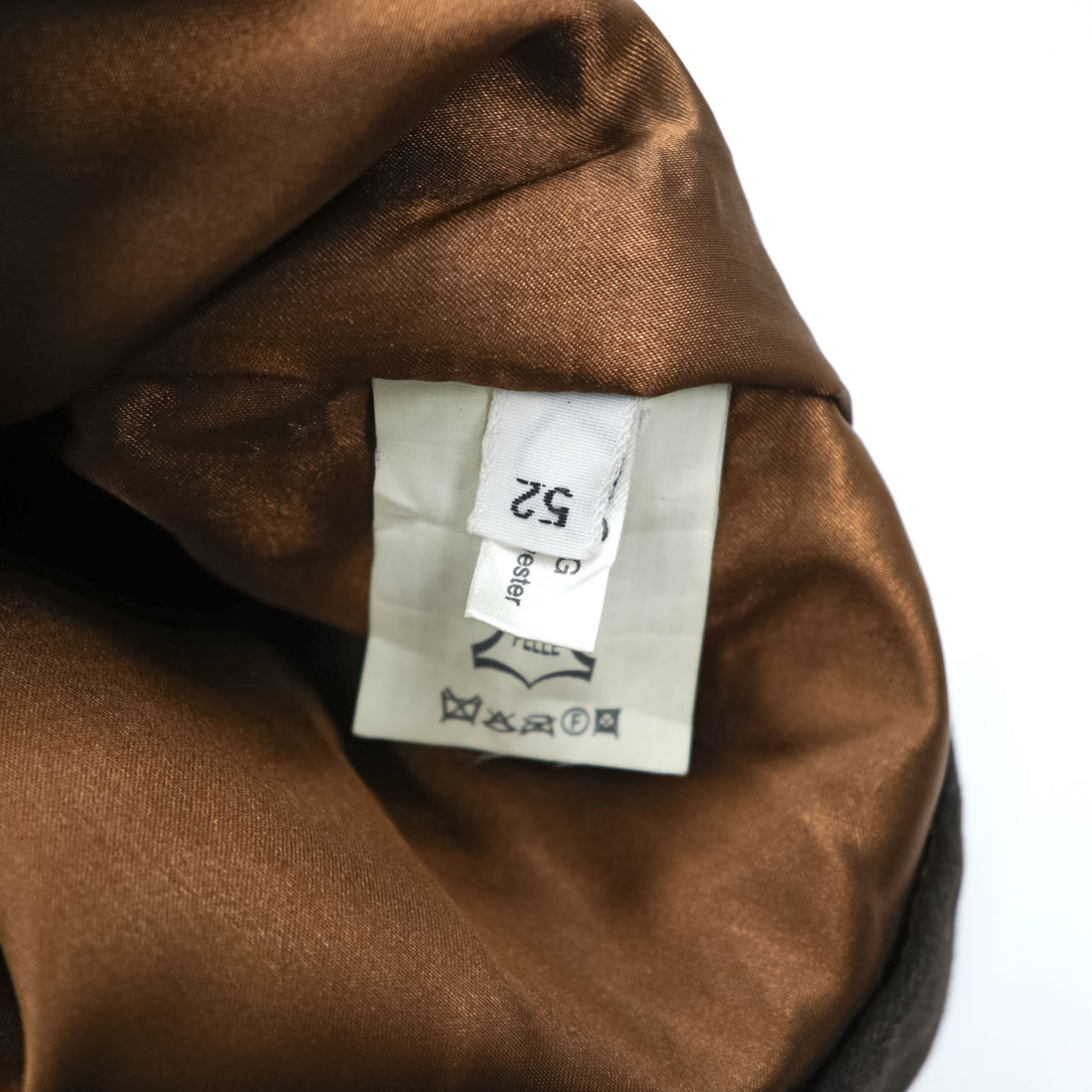 brado FLINIO/2 Suede Leather Vest Brown with Black Back Adjustable Back Strap Lined Polyester Size 52 (JP LL) - Tagged