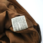 brado FLINIO/2 Suede Leather Vest Brown with Black Back Adjustable Back Strap Lined Polyester Size 52 (JP LL) - Tagged