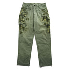 COMIC BAND ORCHESTRA Cargo Work Pants Made in Japan Painted Finish Khaki Green M
