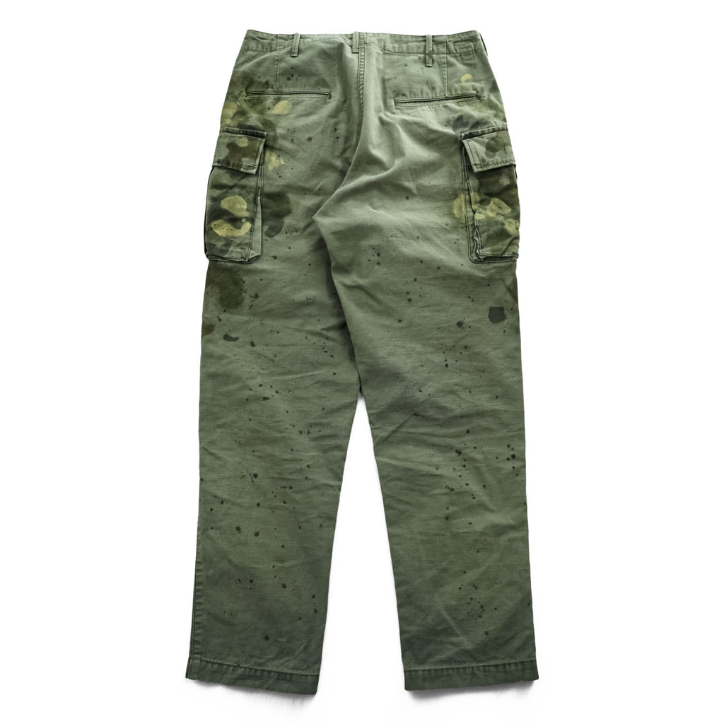 COMIC BAND ORCHESTRA Cargo Work Pants Made in Japan Painted Finish Khaki Green M