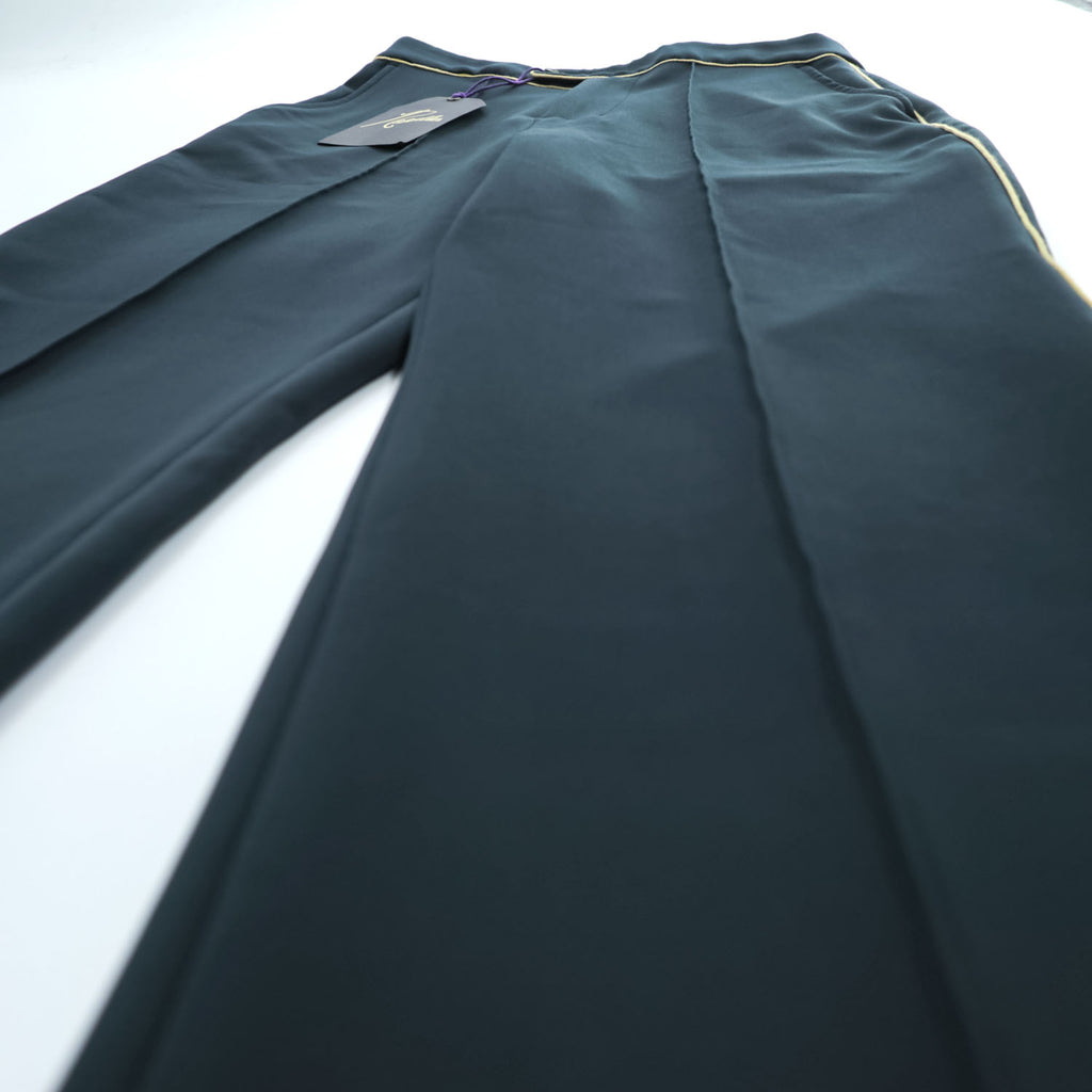 Needles Made in Japan Slacks Pants M Green PIPING COWBOY PANT Bootcut Flare Unused IN059