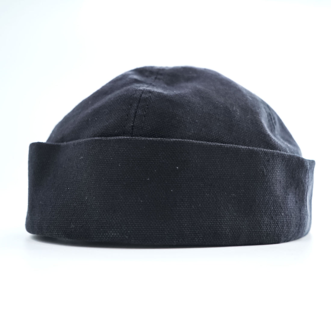 New York Hat Co. USA製 ロールキャップ XL ブラック キャンバス