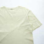 AURALEE 日本製 半袖 メッシュ Tシャツ COTTON MESH TEE 4 ベージュ A23ST02CM