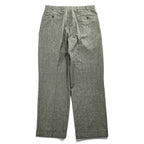Brooks Brothers Slacks Pants L Brown Wide 2-Tuck Pleated Double Cuff 346 Gun Club Checked