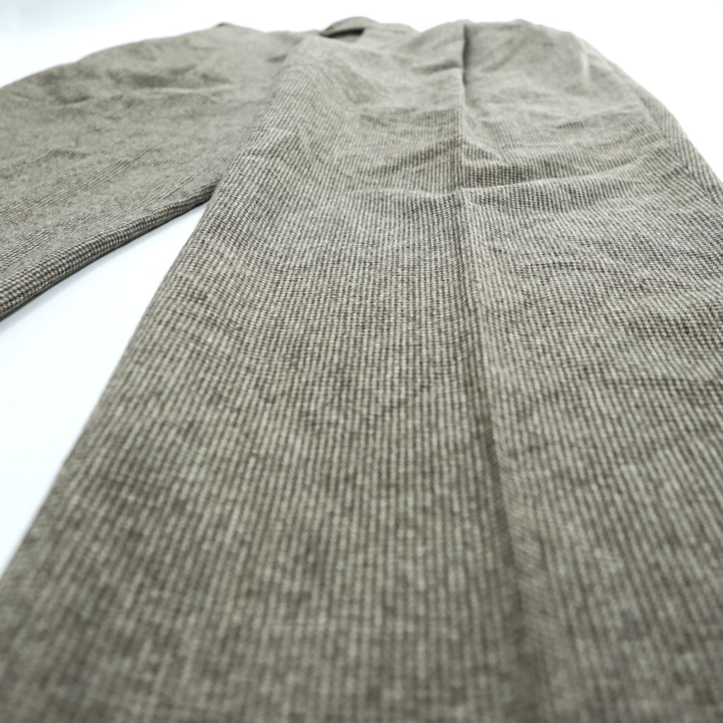 Brooks Brothers Slacks Pants L Brown Wide 2-Tuck Pleated Double Cuff 346 Gun Club Checked