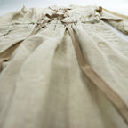 MASU Linen 100% SLEEPING JUMP SUITS Beige Drawstring Waist Pocket Size 46 (JP M)