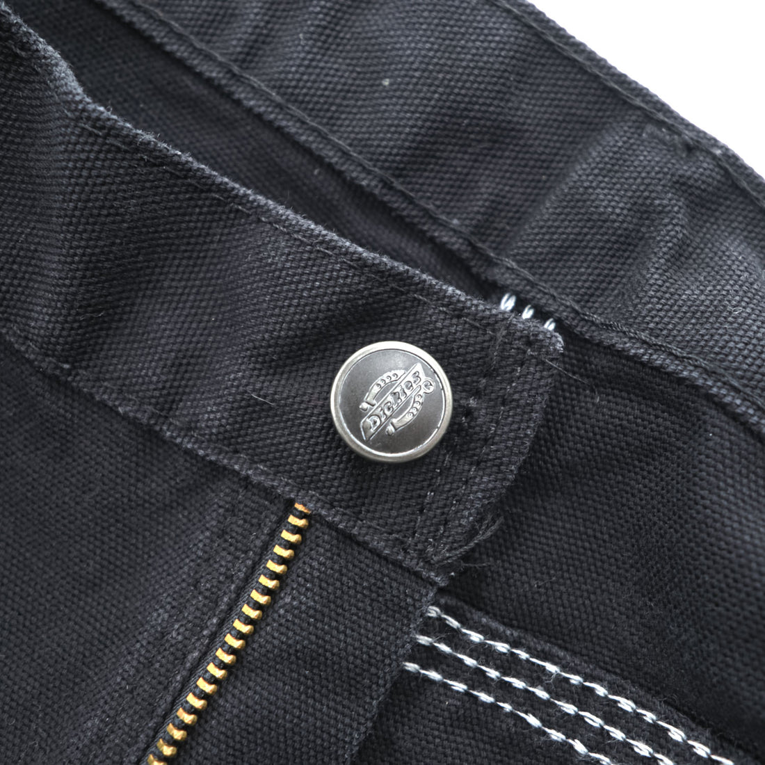 Dickies Relaxed Fit Black Cotton Carpenter Work Pants W38 L30 (W98cm)