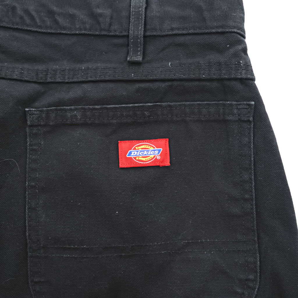 Dickies Relaxed Fit Black Cotton Carpenter Work Pants W38 L30 (W98cm)