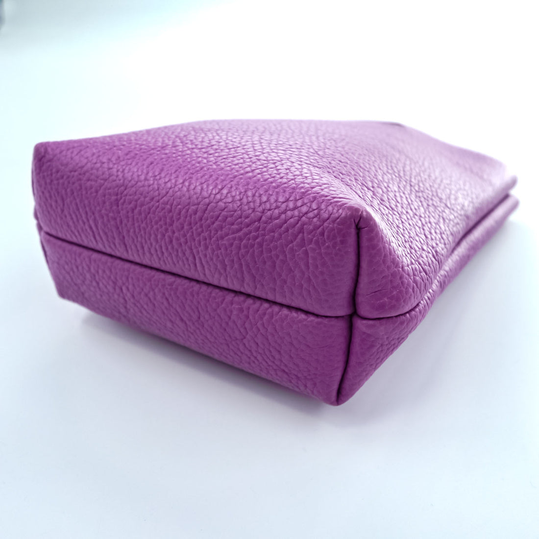 Hender Scheme not eco bag Leather handbag purple mini tote