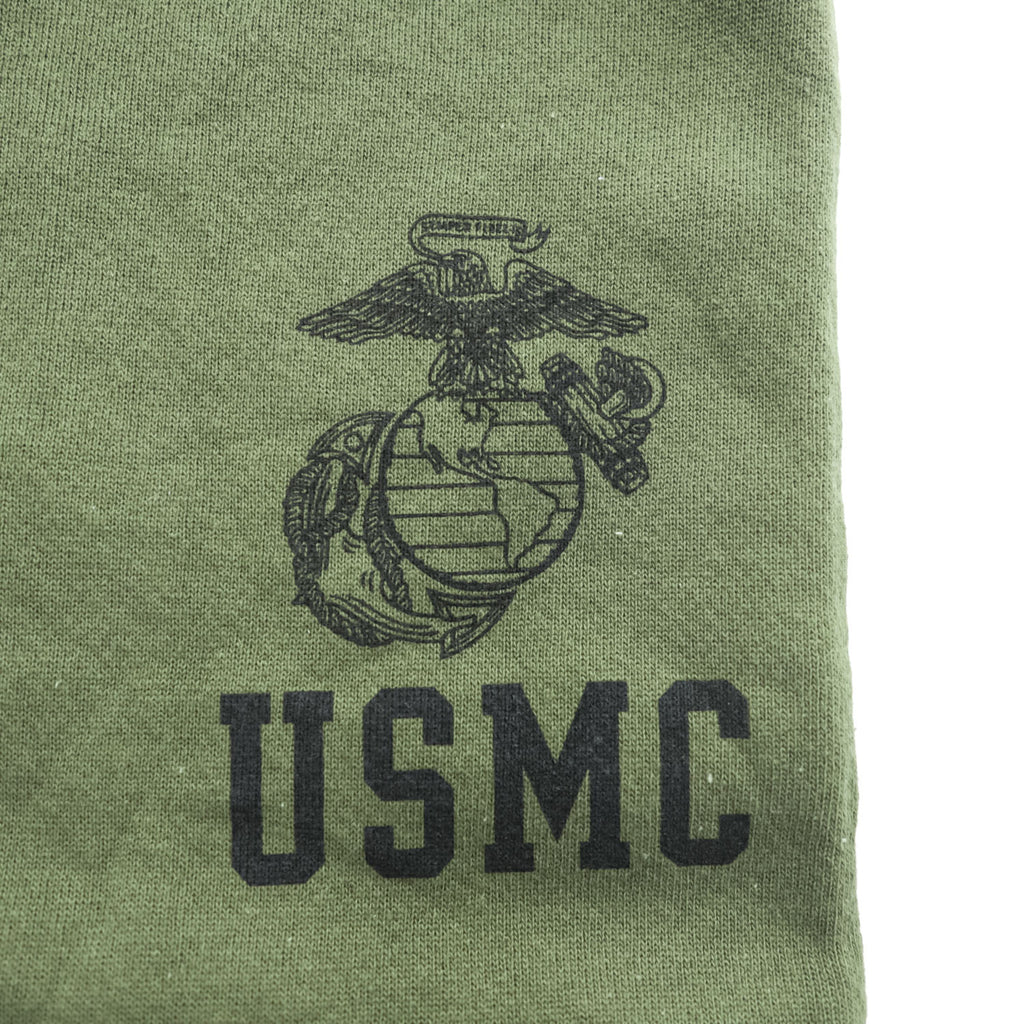 SOFFE USMC ヴィンテージ USA製 スウェットパンツ M カーキ グリーン 裏起毛  米軍 US ARMY トレーニングパンツ