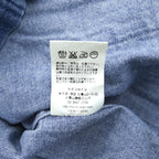 NEON SIGN プルオーバー スモックシャツ 長袖 スキッパーシャツ デニム FREEDOM FLARED MEXICANDENIM SHIRT カンガルーポケット 523 日本製