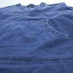 NEON SIGN プルオーバー スモックシャツ 長袖 スキッパーシャツ デニム FREEDOM FLARED MEXICANDENIM SHIRT カンガルーポケット 523 日本製