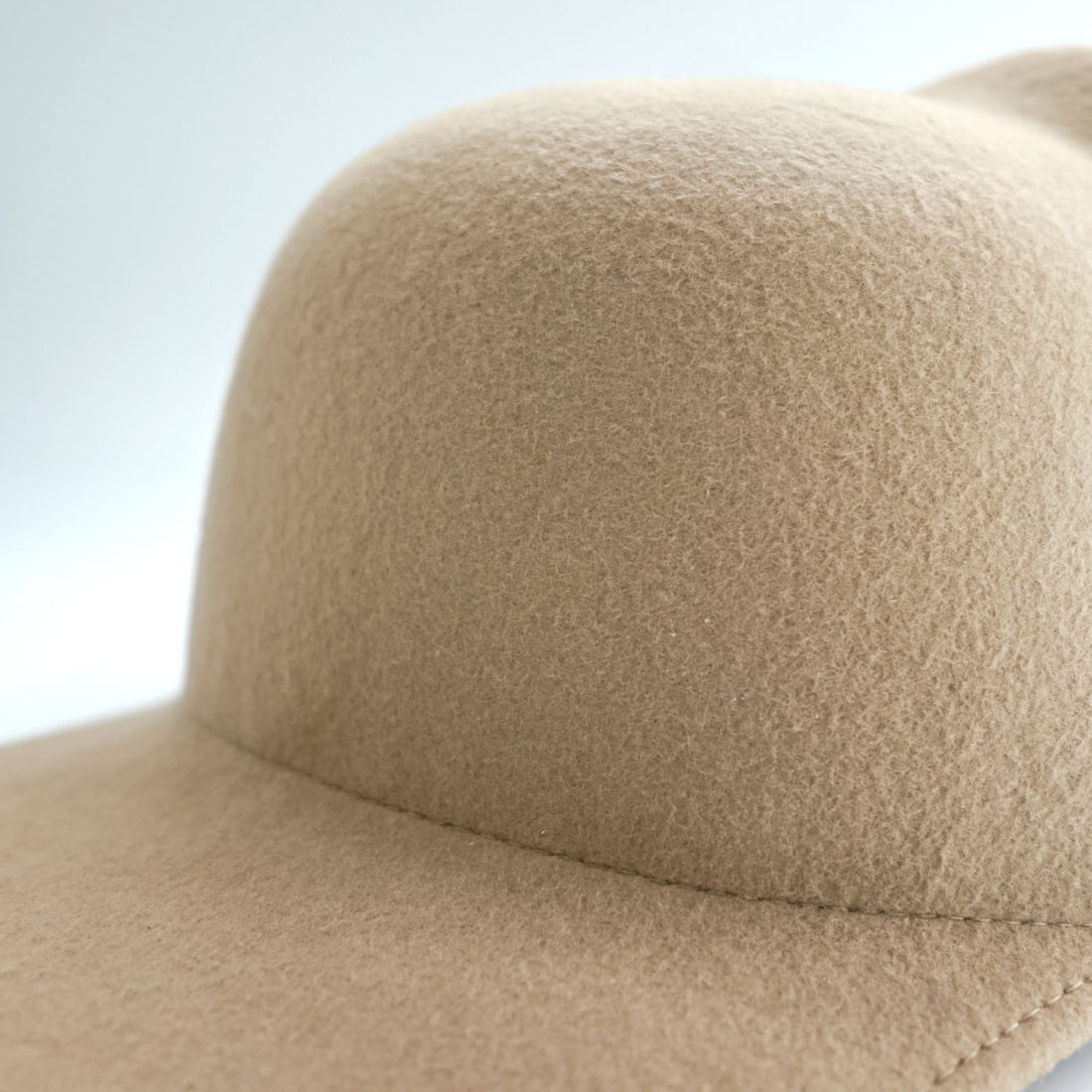 BODYSONG. Made in Japan Cap, Beige, EARWCAP molded wool hat BS239706