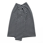 Saint James OUESSANT Breton Stripe Long Sleeve Cotton Shirt Black/White Size 5 (M-L)