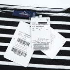 Saint James OUESSANT Breton Stripe Long Sleeve Cotton Shirt Black/White Size 5 (M-L)