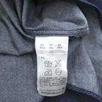HUGO BOSS インディゴ ネイビー 長袖 シャンブレーシャツ 2XL SLIM 濃紺 トルコ製