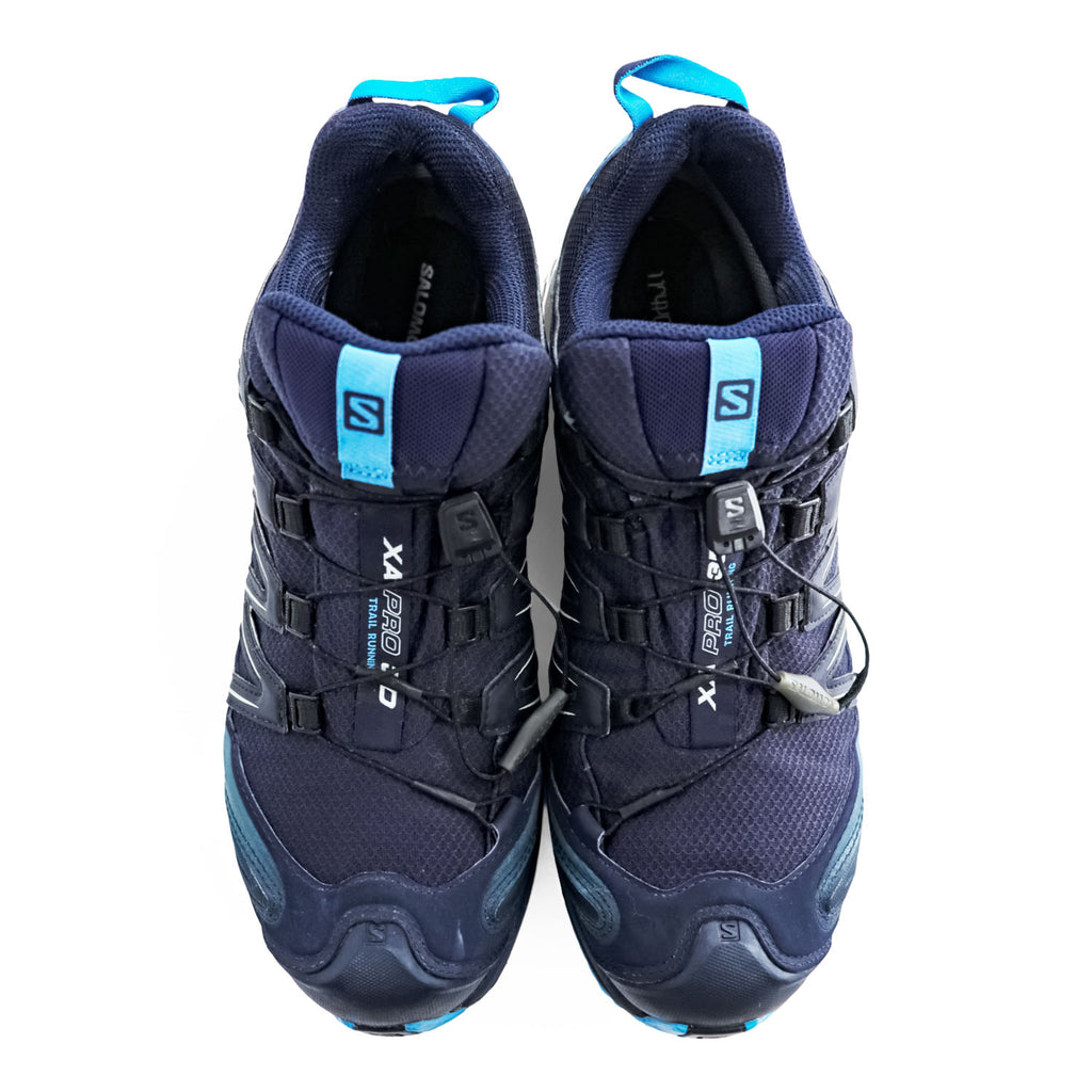 SALOMON XA PRO 3D トレイルランニングシューズ スニーカー 27.5cm ゴアテックス GORE-TEX 防水 クイックレース Navy Blazer/Hawaiian Ocean/Dawn Blue 145464