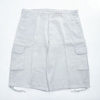 TRUST 100% Linen White Short Sleeve Shirt & Cargo-Style Bottom Set Epaulets Flap Pockets Top 2XL / Bottom 46