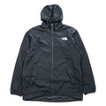 THE NORTH FACE ES Anytime Wind Hoodie Hooded Full-Zip Jacket NP72385 Black Polyester L Lightweight Windbreaker