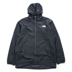 THE NORTH FACE ES Anytime Wind Hoodie Hooded Full-Zip Jacket NP72385 Black Polyester L Lightweight Windbreaker