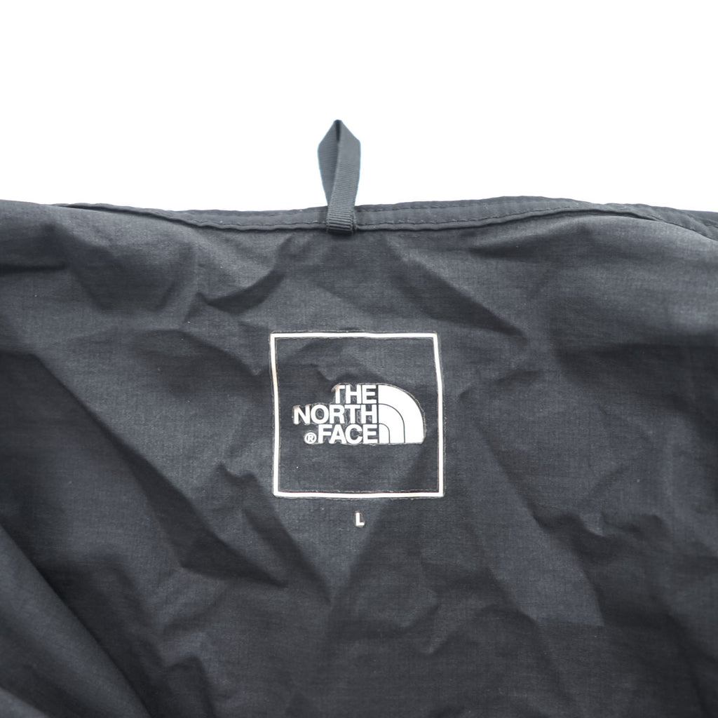 THE NORTH FACE ES Anytime Wind Hoodie Hooded Full-Zip Jacket NP72385 Black Polyester L Lightweight Windbreaker