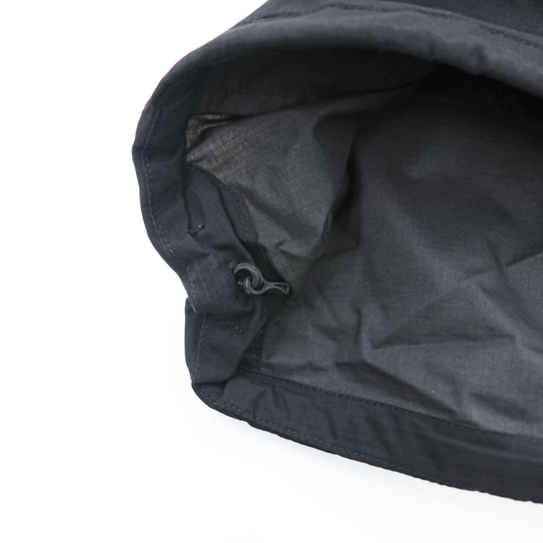 THE NORTH FACE ES Anytime Wind Hoodie Hooded Full-Zip Jacket NP72385 Black Polyester L Lightweight Windbreaker