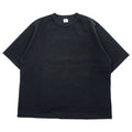 blurhms ROOTSTOCK 日本製 ラグラン サーマル Rough & Smooth Thermal Raglan Tee Tシャツ L ブラック ワッフル bROOTS24S21
