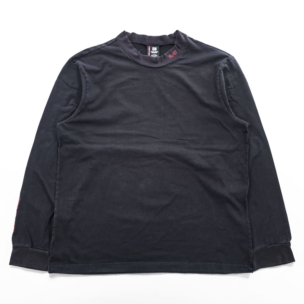 Ralph Lauren POLO JEANS COMPANY 90年代 ヴィンテージ 長袖 ロングスリーブ Tシャツ ロンT L ブラック ボトルネック