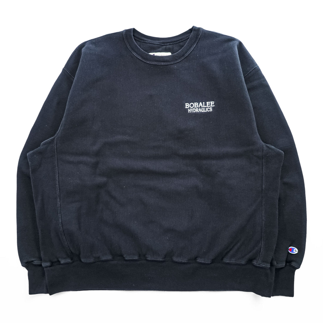Champion リバースウィーブ PREMIUM REVERSE WEAVE スウェット トレーナー XL ブラック 裏起毛 BOBALEE HYDRAULICS