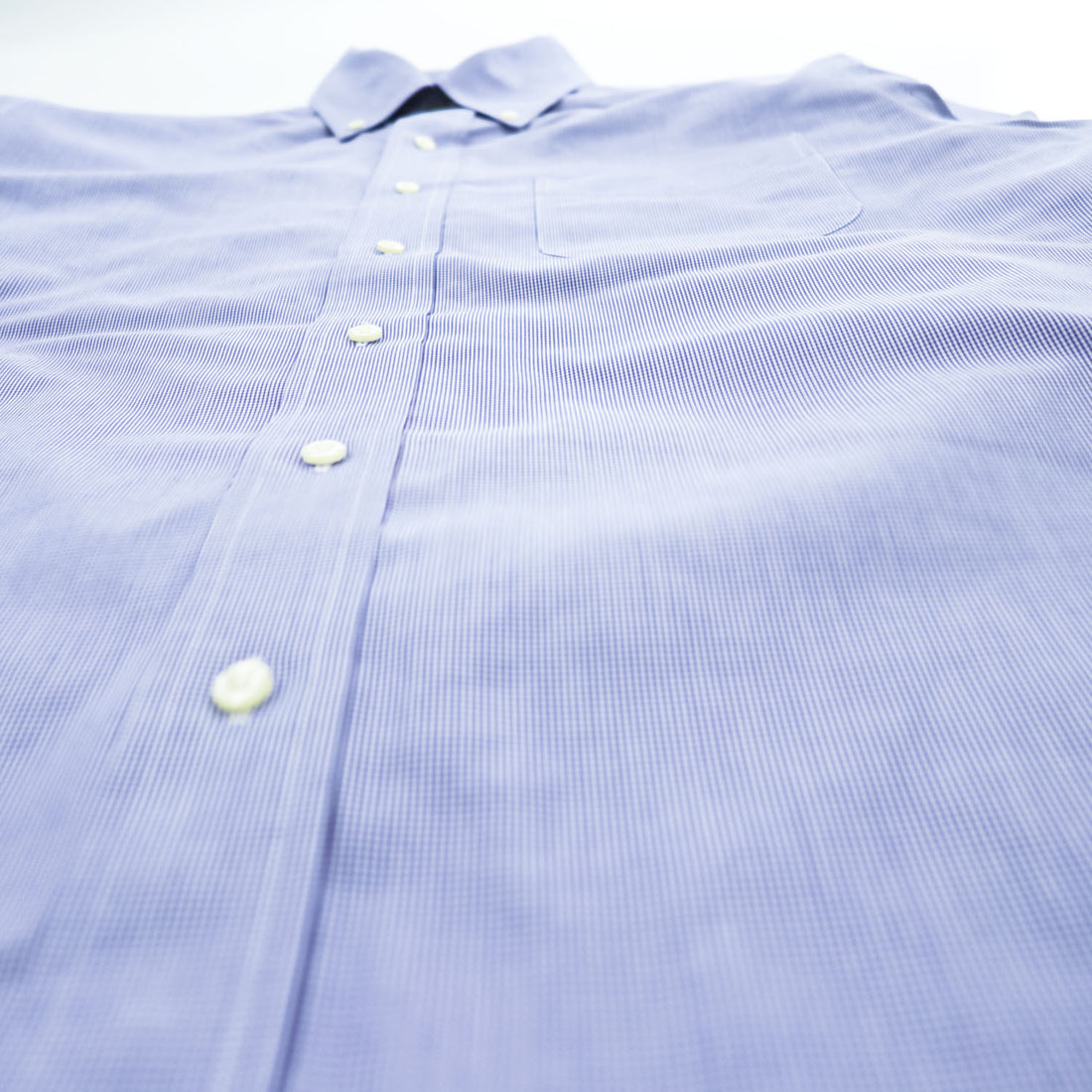 Brooks Brothers 346 長袖シャツ L  Regular Fit ブルー ボタンダウン ノンアイロン