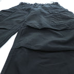 Brandit M-65 US ARMY Cargo Pants Wide Leg Drawstring Hem Military Style Multiple Pockets Size L (W88cm) Black Cotton