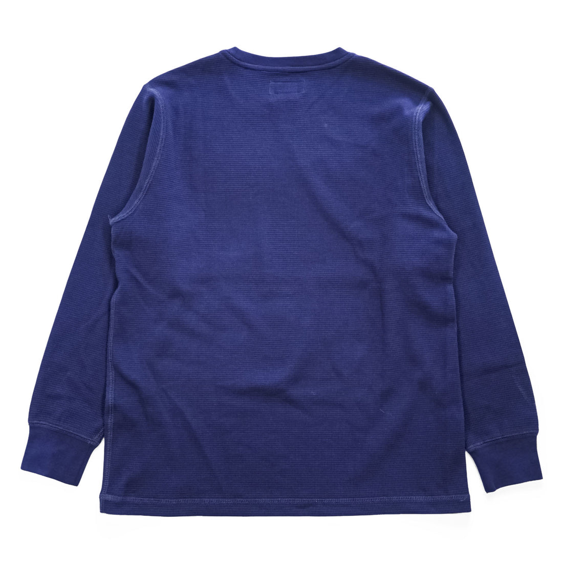Polo Ralph Lauren Waffle Thermal Long Sleeve Crewneck Tee Navy Cotton Blend 60/40 Pony Embroidery Sleepwear M