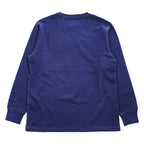 Polo Ralph Lauren Waffle Thermal Long Sleeve Crewneck Tee Navy Cotton Blend 60/40 Pony Embroidery Sleepwear M