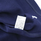 Polo Ralph Lauren Waffle Thermal Long Sleeve Crewneck Tee Navy Cotton Blend 60/40 Pony Embroidery Sleepwear M