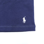 Polo Ralph Lauren Waffle Thermal Long Sleeve Crewneck Tee Navy Cotton Blend 60/40 Pony Embroidery Sleepwear M