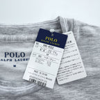 Polo Ralph Lauren Heather Gray Short Sleeve Crewneck T-Shirt Embroidered Pony Logo M Polyester Blend Tag Attached