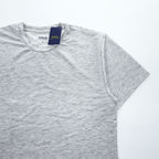 Polo Ralph Lauren Heather Gray Short Sleeve Crewneck T-Shirt Embroidered Pony Logo M Polyester Blend Tag Attached
