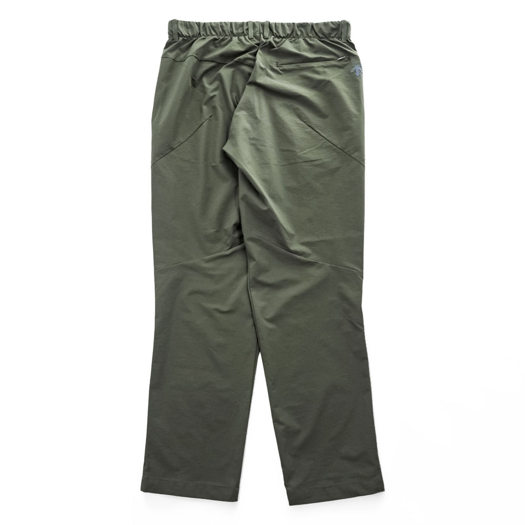 DESCENTE Track Pants Jersey XL Khaki Green Stretch Drawstring PT ZERO BASIC PANTS DT5FLP81M