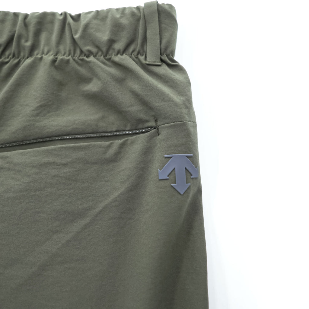 DESCENTE Track Pants Jersey XL Khaki Green Stretch Drawstring PT ZERO BASIC PANTS DT5FLP81M