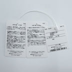MM6 Maison Margiela PRINTED LEATHER MULES Mule Block Heel White with Navy Line Pattern Leather Insole Made in Italy EU35 (JP22.5cm)