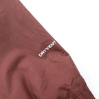 THE NORTH FACE Hooded Mountain Parka DryVent Nylon Burgundy/Brown M Mesh Lined