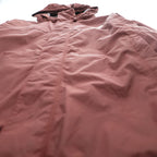 THE NORTH FACE Hooded Mountain Parka DryVent Nylon Burgundy/Brown M Mesh Lined
