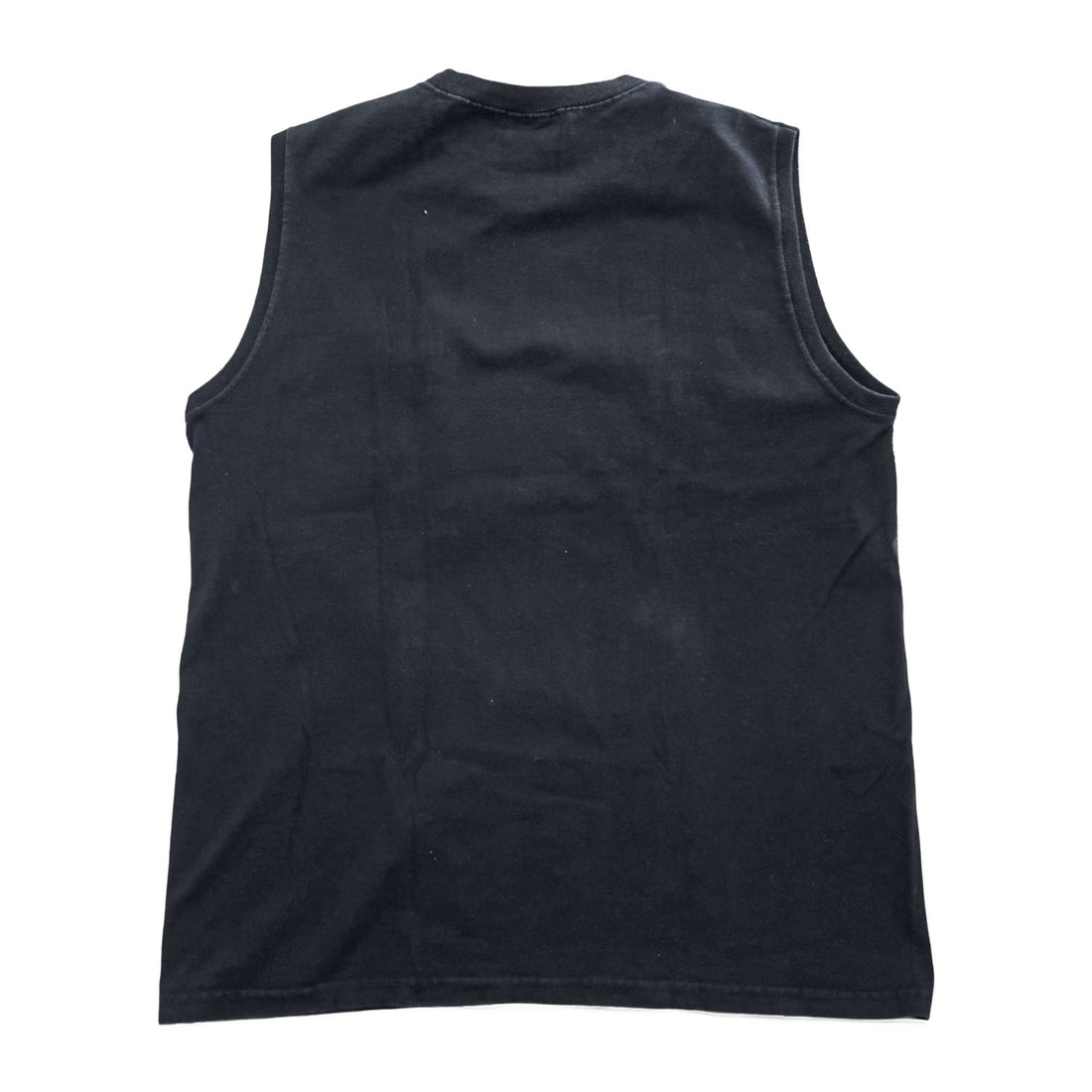 Goodwear Black Cotton Pocket Tank Top Crewneck Sleeveless Made in USA Size M